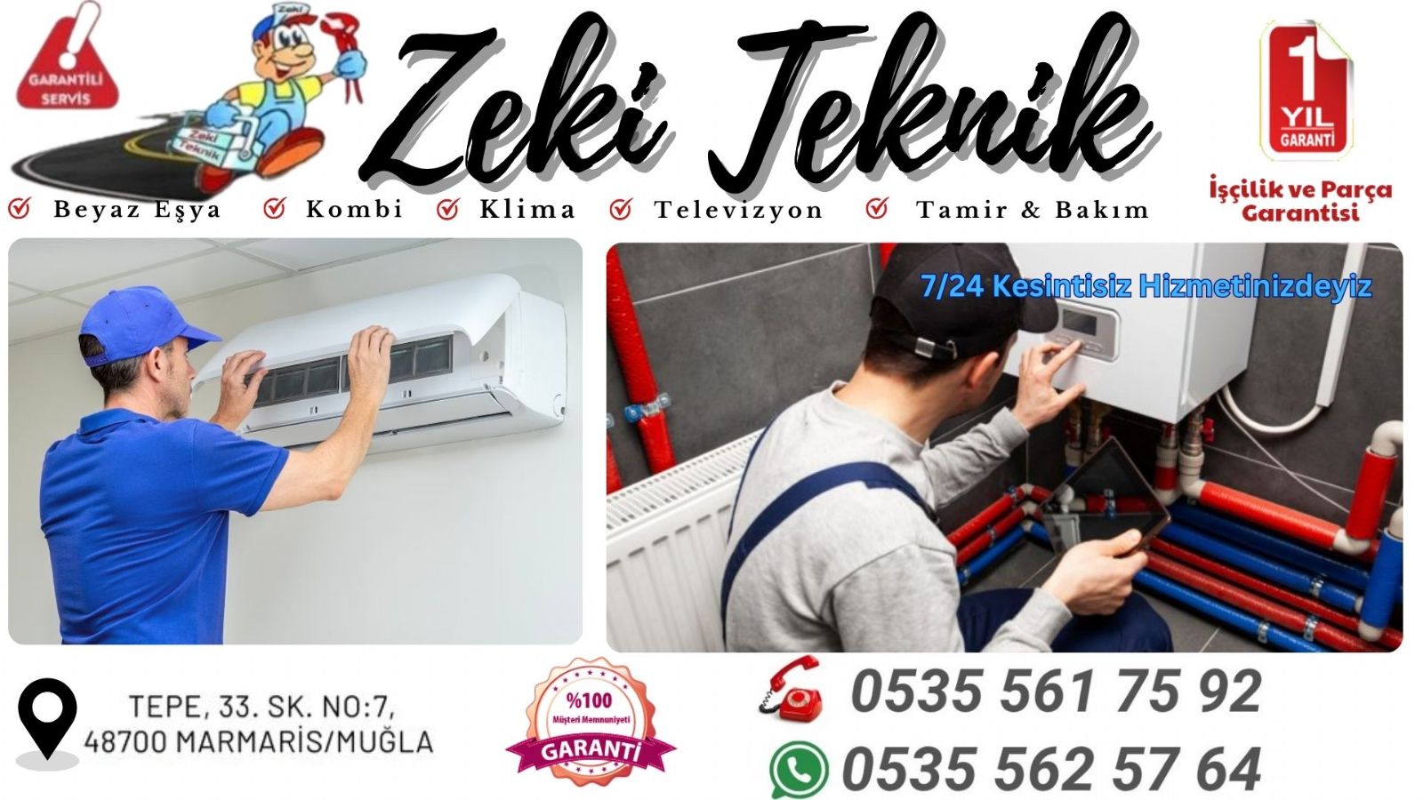 Marmaris Kombi Klima Servisi